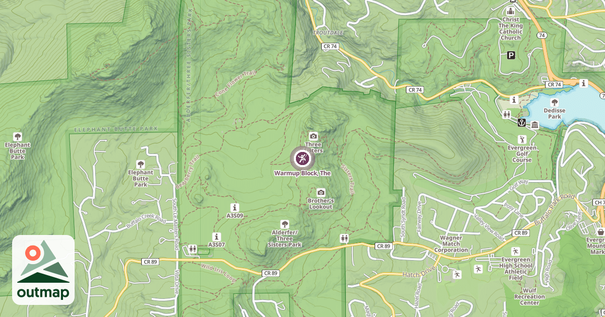Map of Warmup Block, The