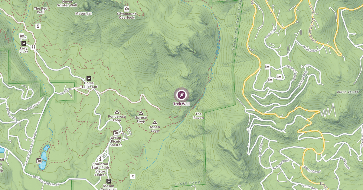 Map preview of Trek Wall