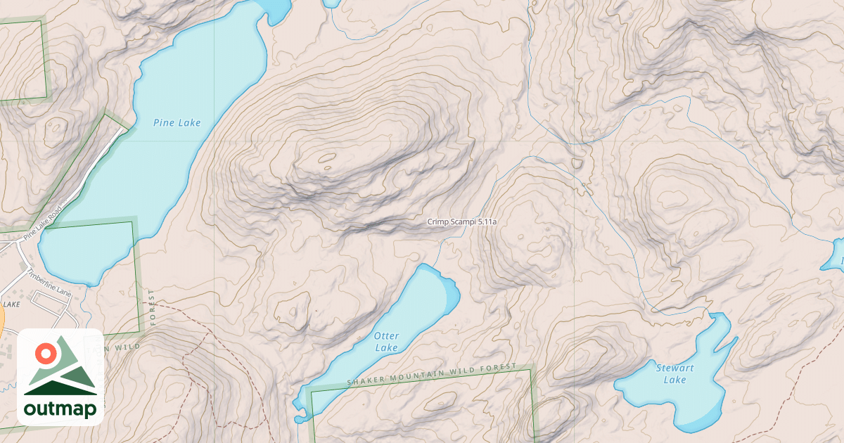 Map of Crimp Scampi
