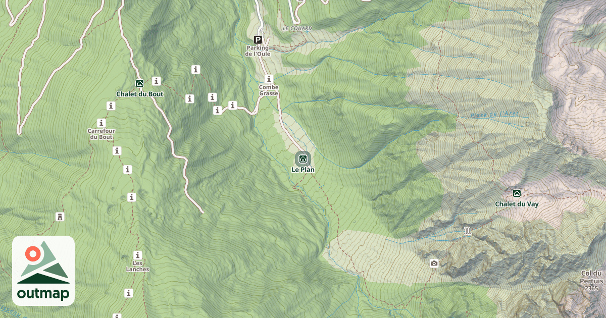 Map of Le Plan