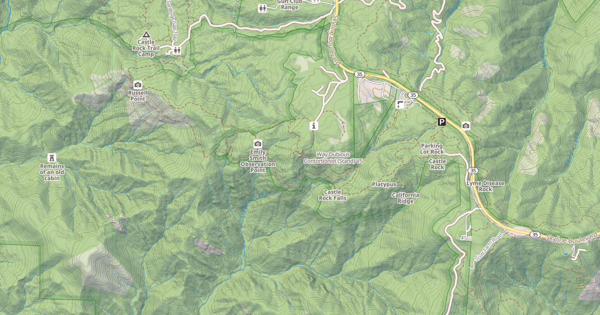 Map preview of Way Dubious Contortionist (Stand)