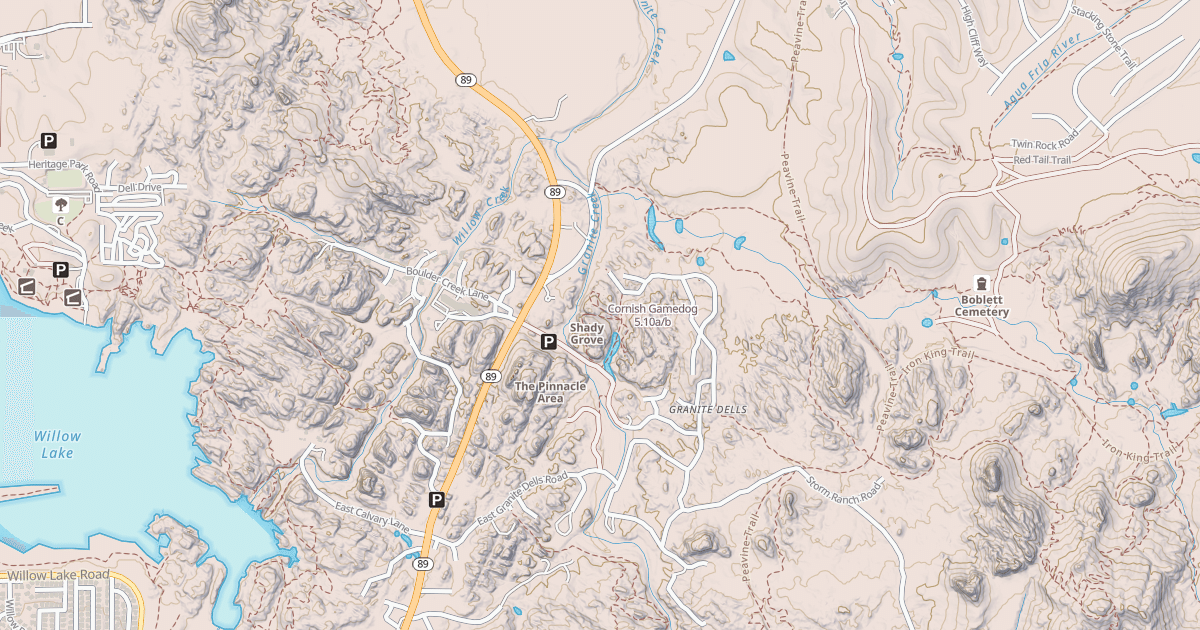 Map preview of Cornish Gamedog