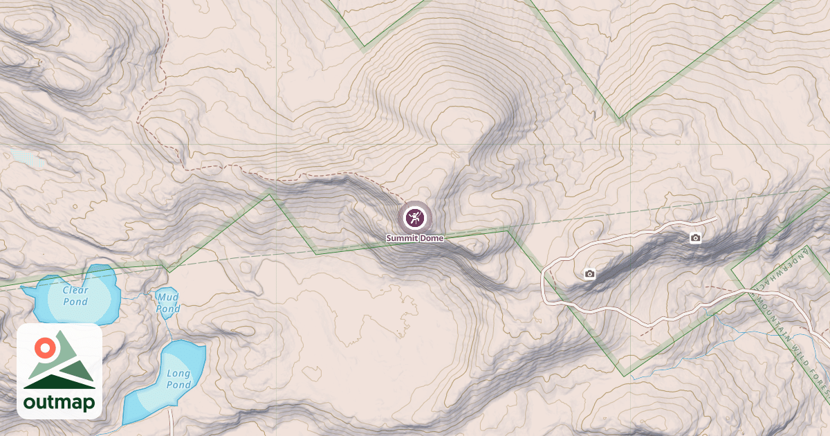 Map of Summit Dome