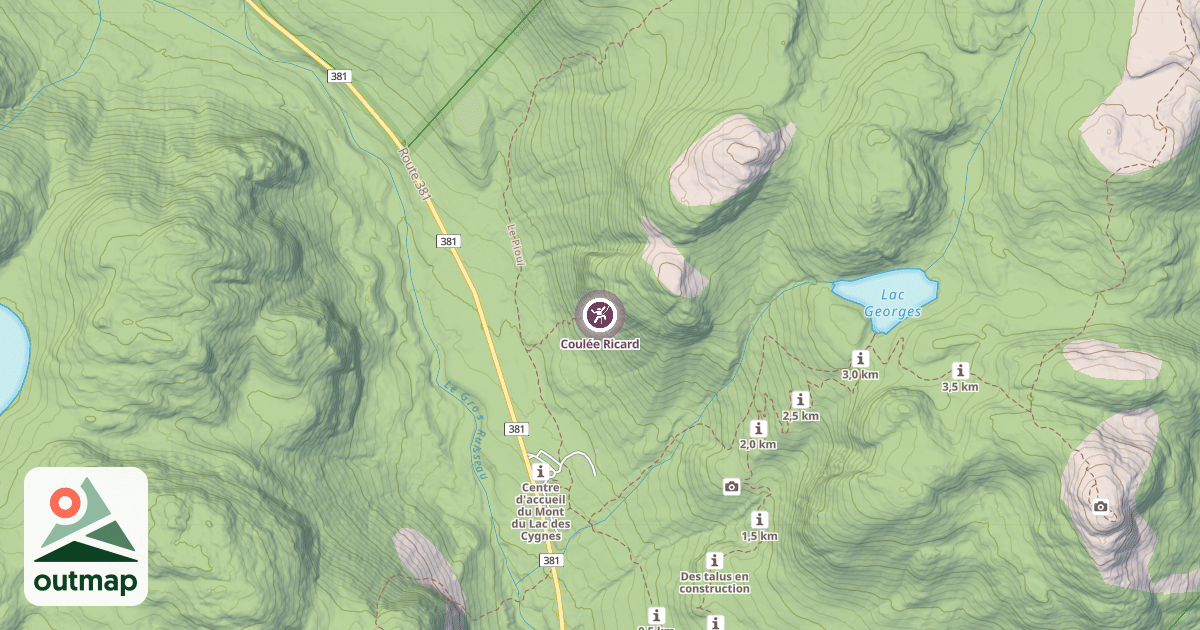 Map of Coulée Ricard