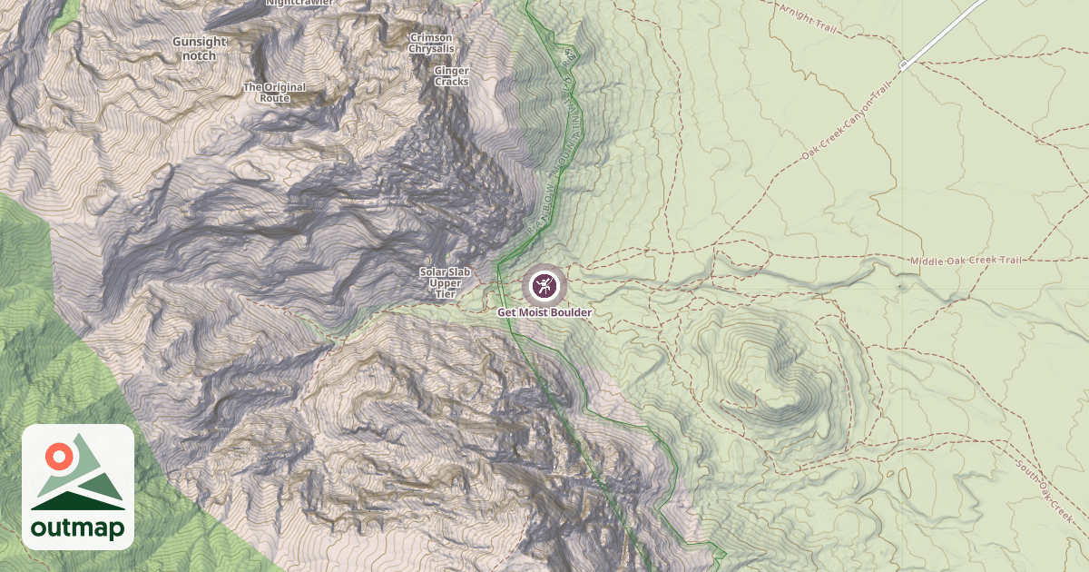 Map of Get Moist Boulder