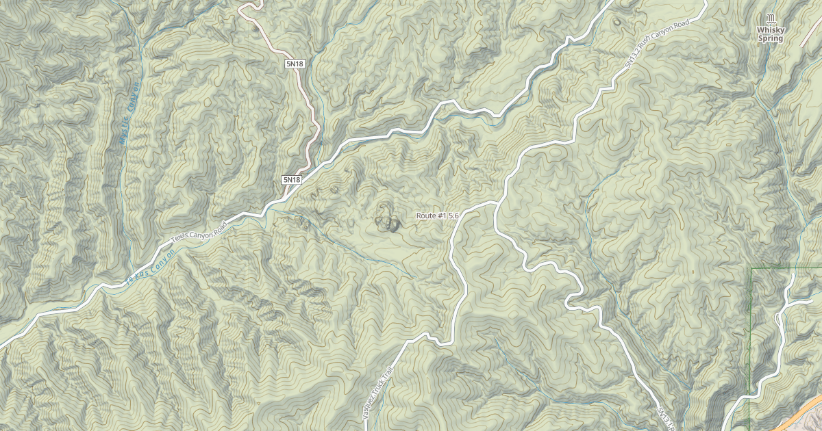 Map preview of Route #1