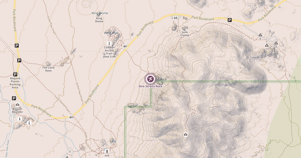 Map preview of Dire Straits Rock