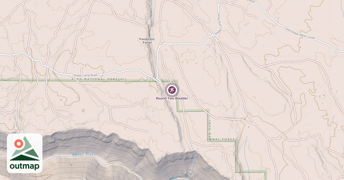 Map of Round Two Boulder