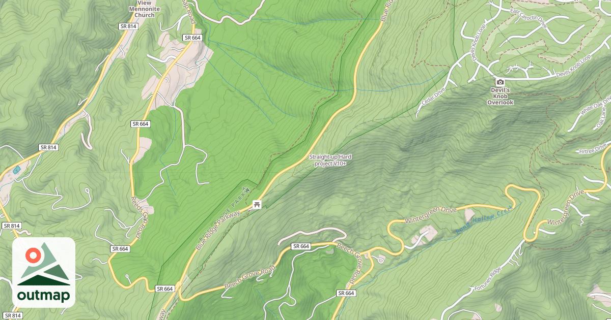 Map of Straight-up Hard project