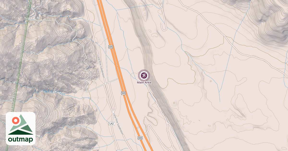 Map of Main Area