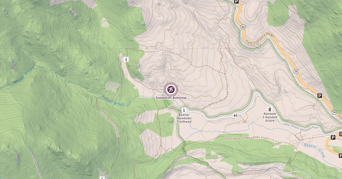 Map preview of Snowdrift Buttress