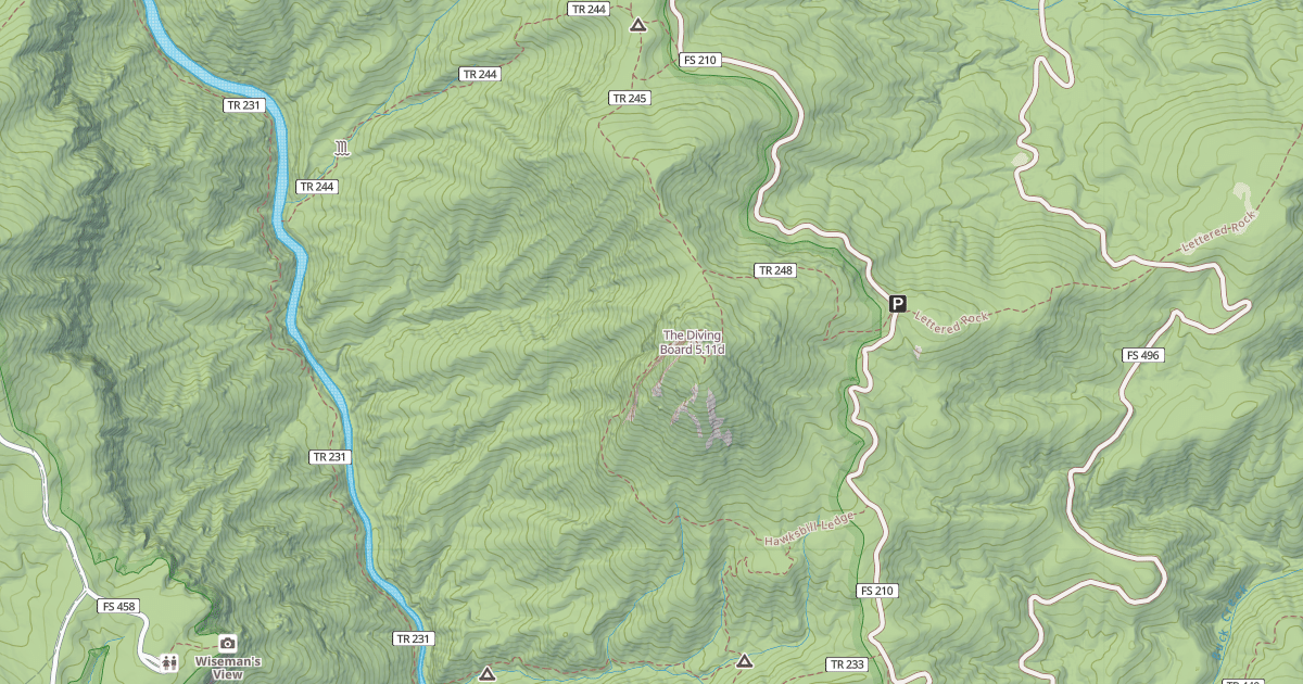 Map preview of The Diving Board