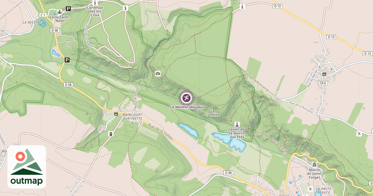 Map of Le Menhir Moussu
