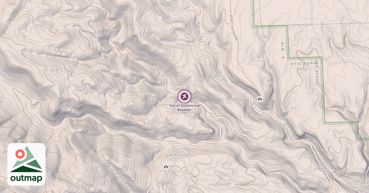 Map of Social Distancing Boulder