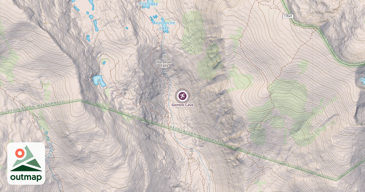 Map of Gemini Cave