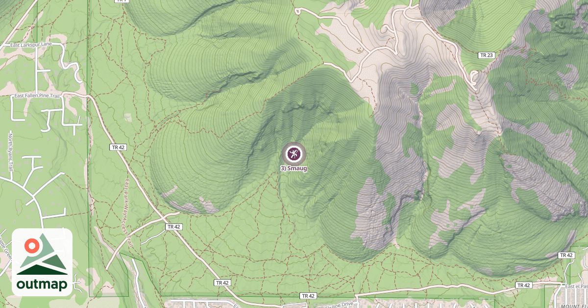 Map of 3) Smaug