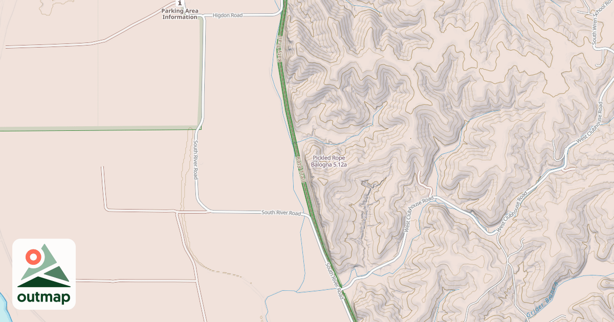 Map of Pickled Rope Balogna