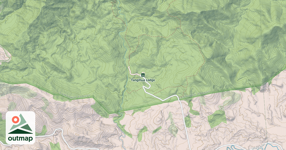 Map of Tangihua Lodge