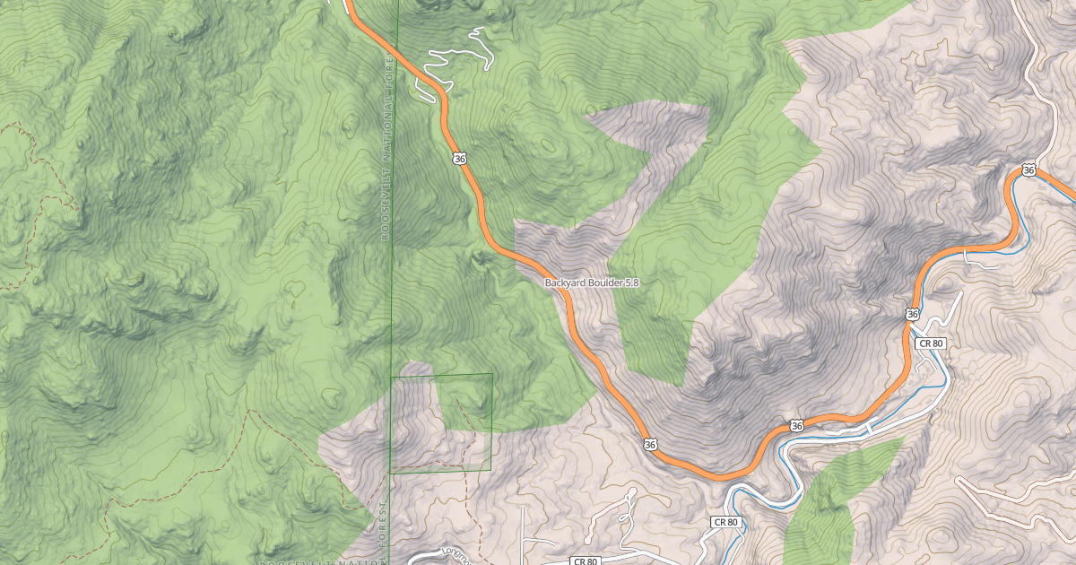 Map preview of Backyard Boulder