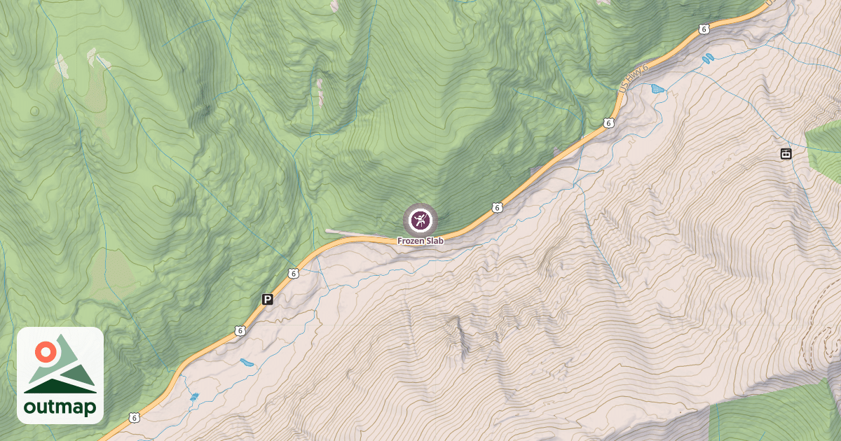 Map of Frozen Slab
