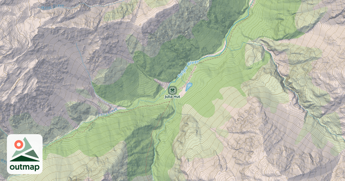 Map of Julia Hut