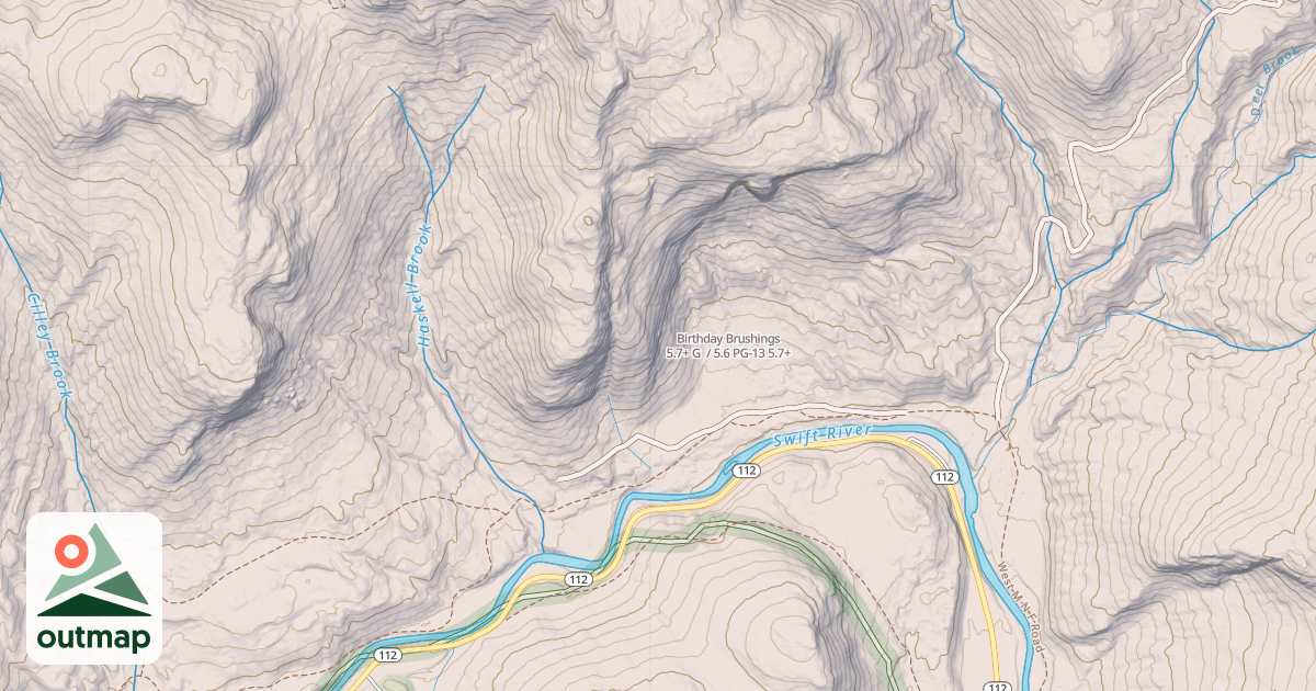 Map of Birthday Brushings   5.7+ G  / 5.6 PG-13