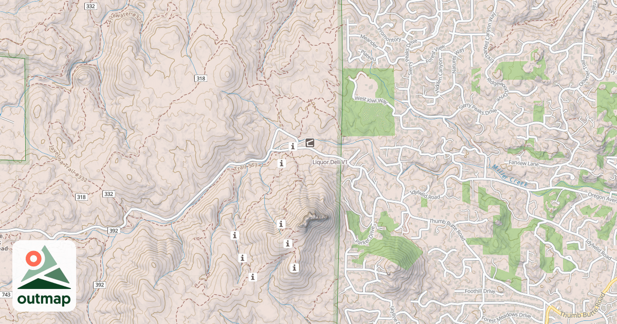 Map of Liquor Deli