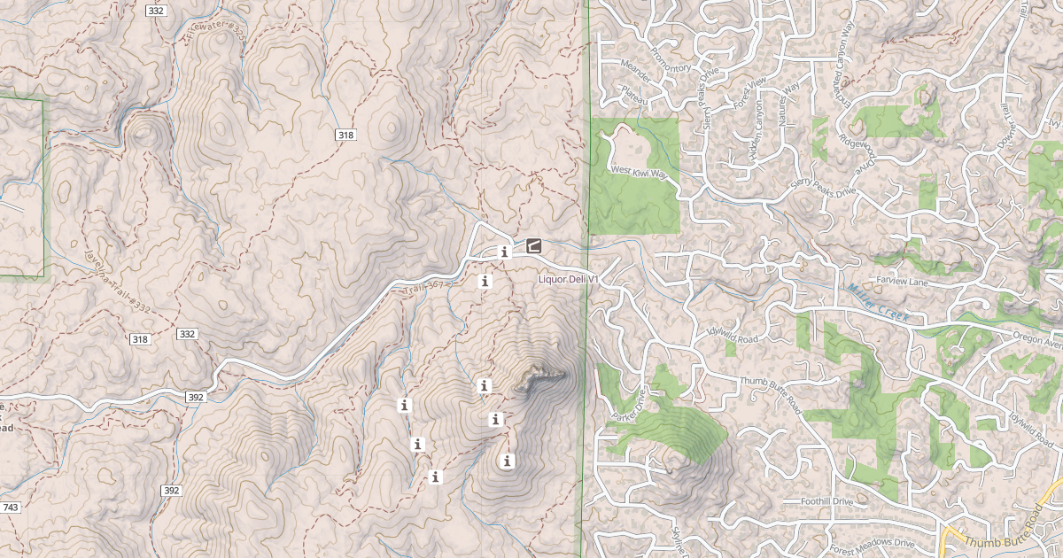 Map preview of Liquor Deli