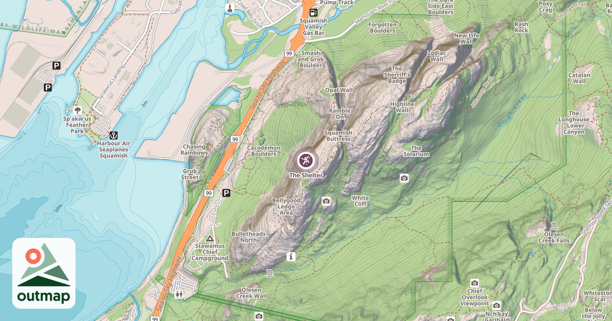 Map of The Shelter