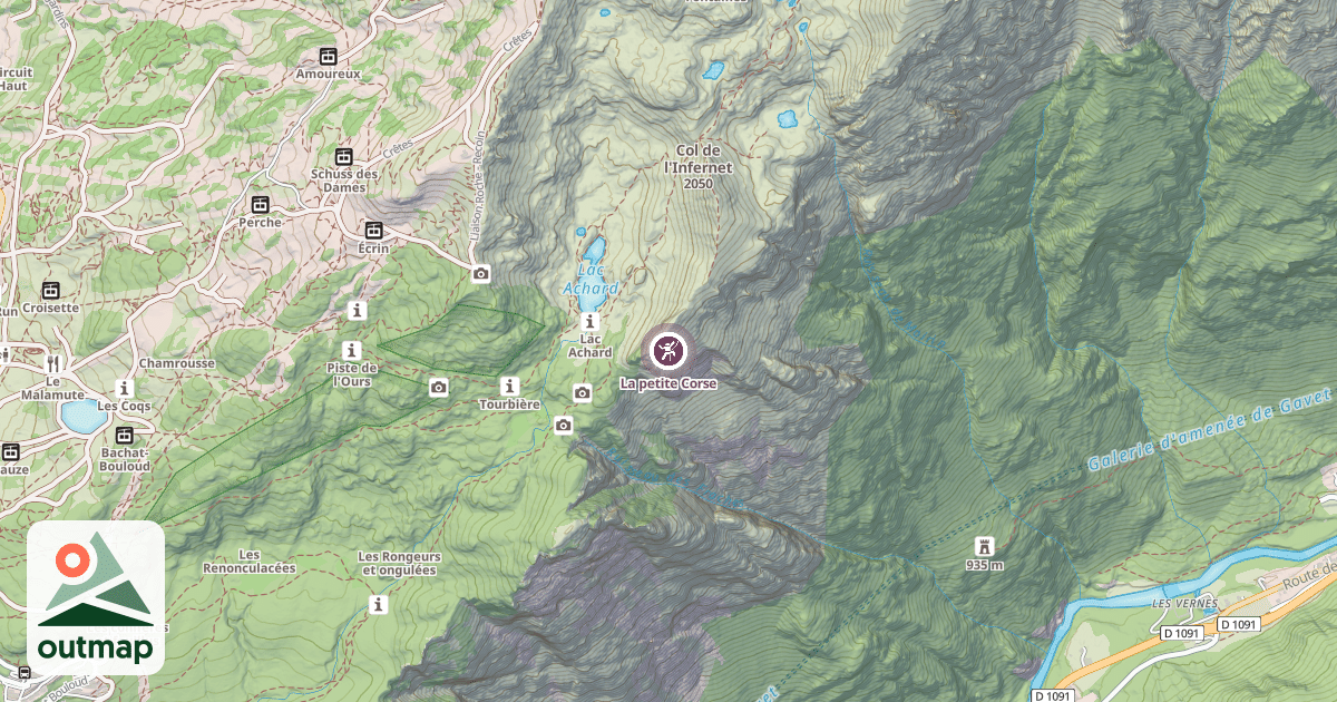Map of La petite Corse