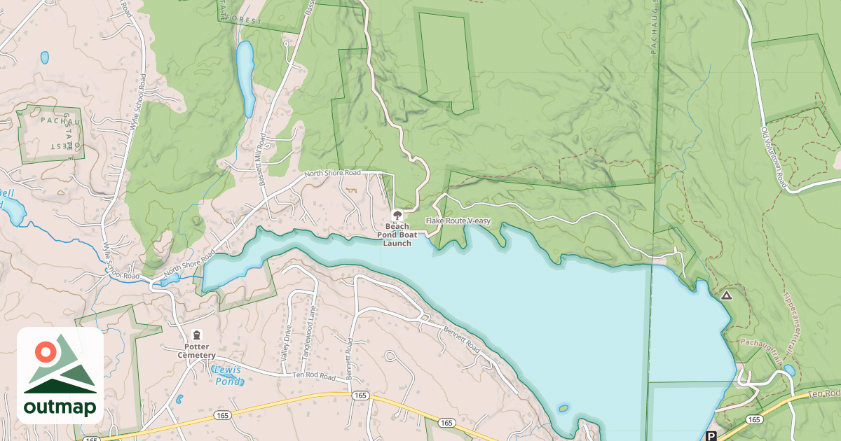 Map of Flake Route