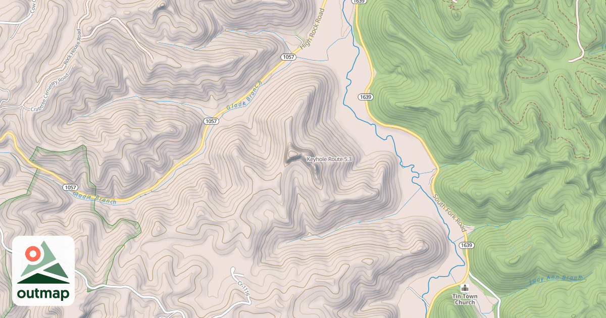 Map of Keyhole Route