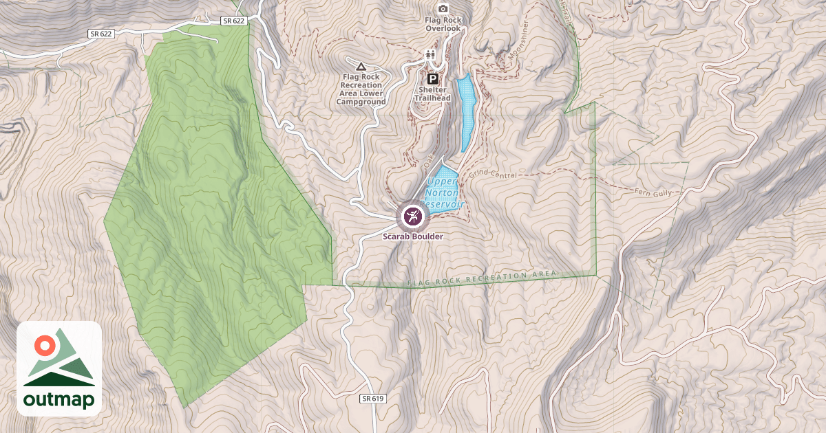 Map of Scarab Boulder