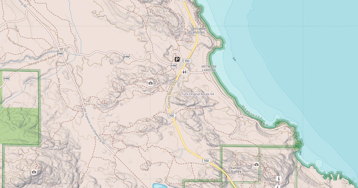 Map preview of Tuck Orignal Route