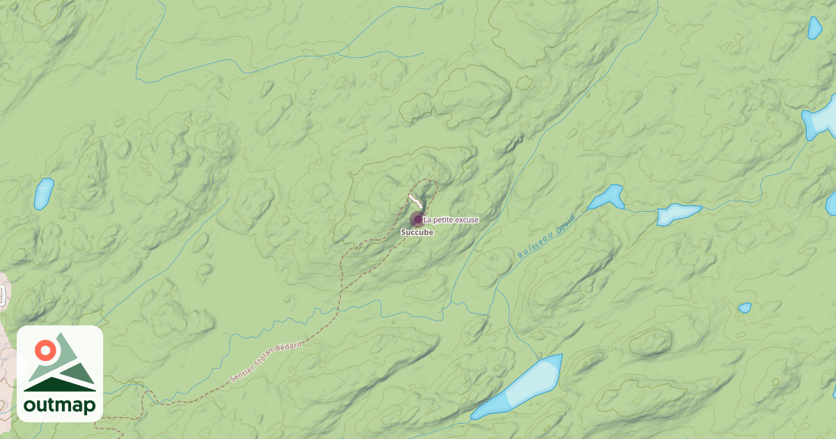 Map of La petite excuse