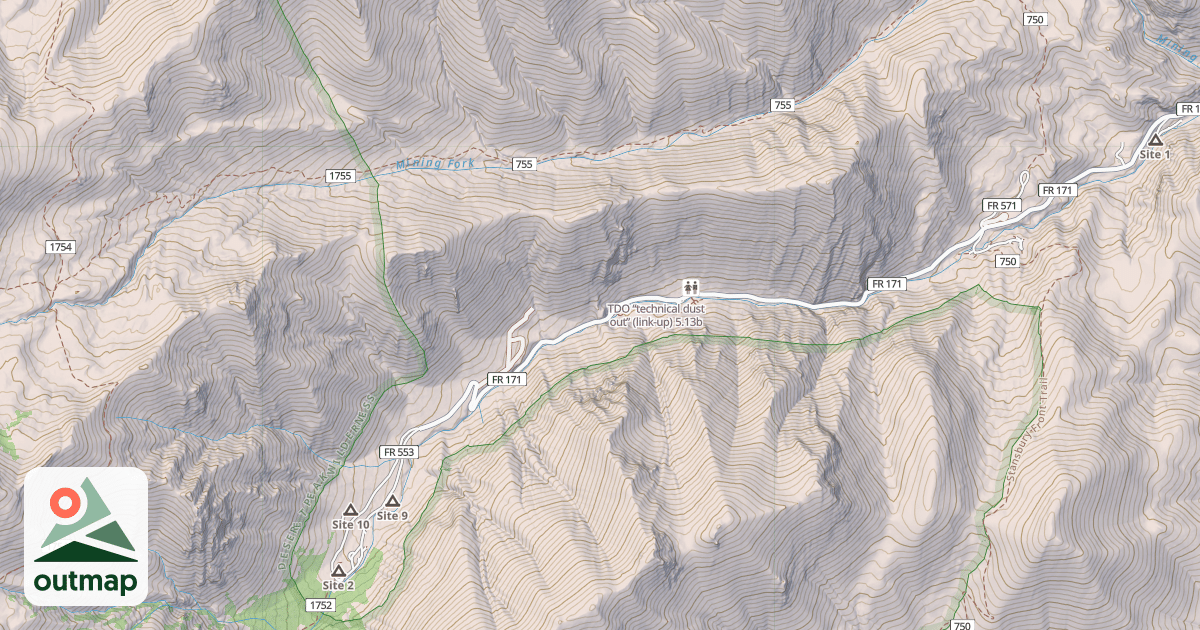 Map of TDO “technical dust out” (link-up)