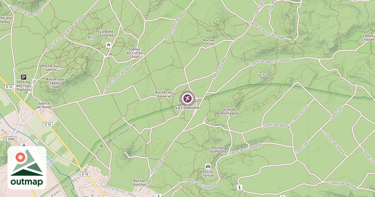 Map of La Couleuvre