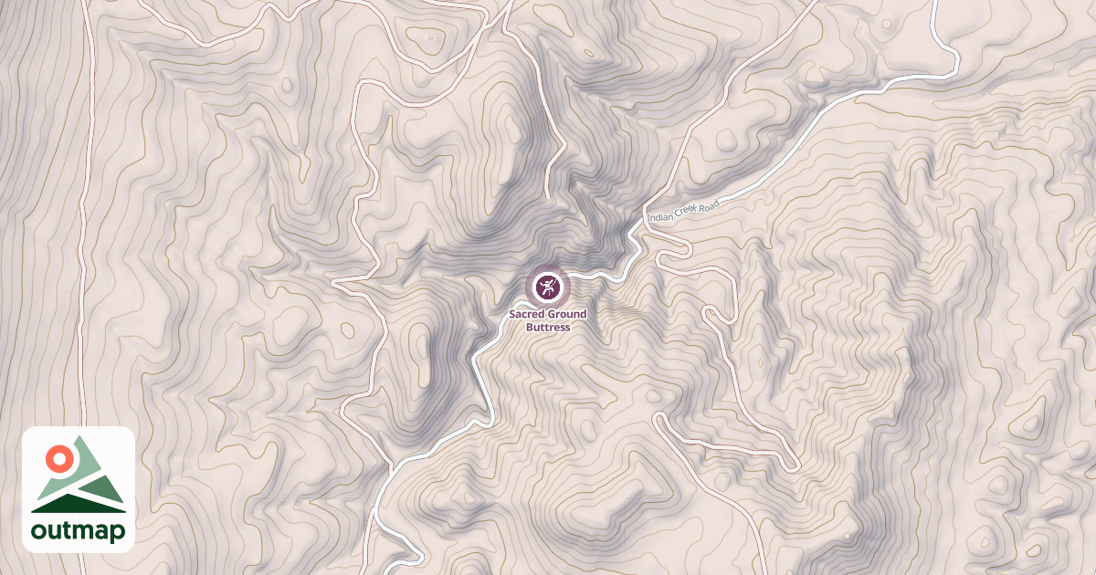 Map of Sacred Ground Buttress