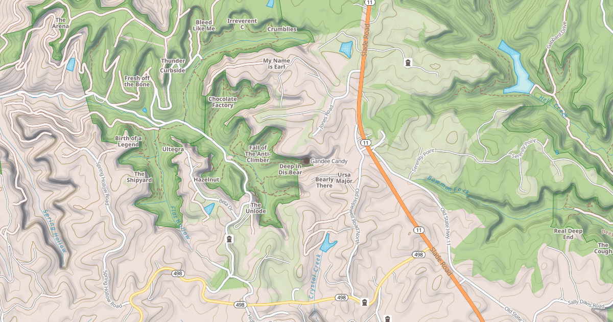 Map preview of Gandee Candy