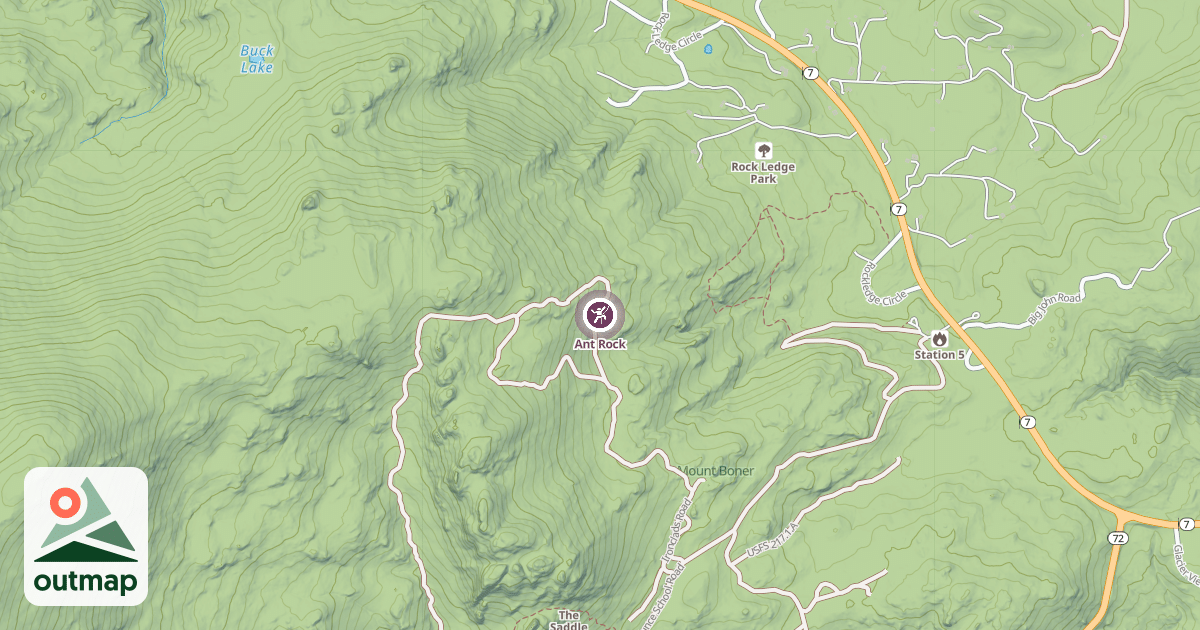 Map of Ant Rock