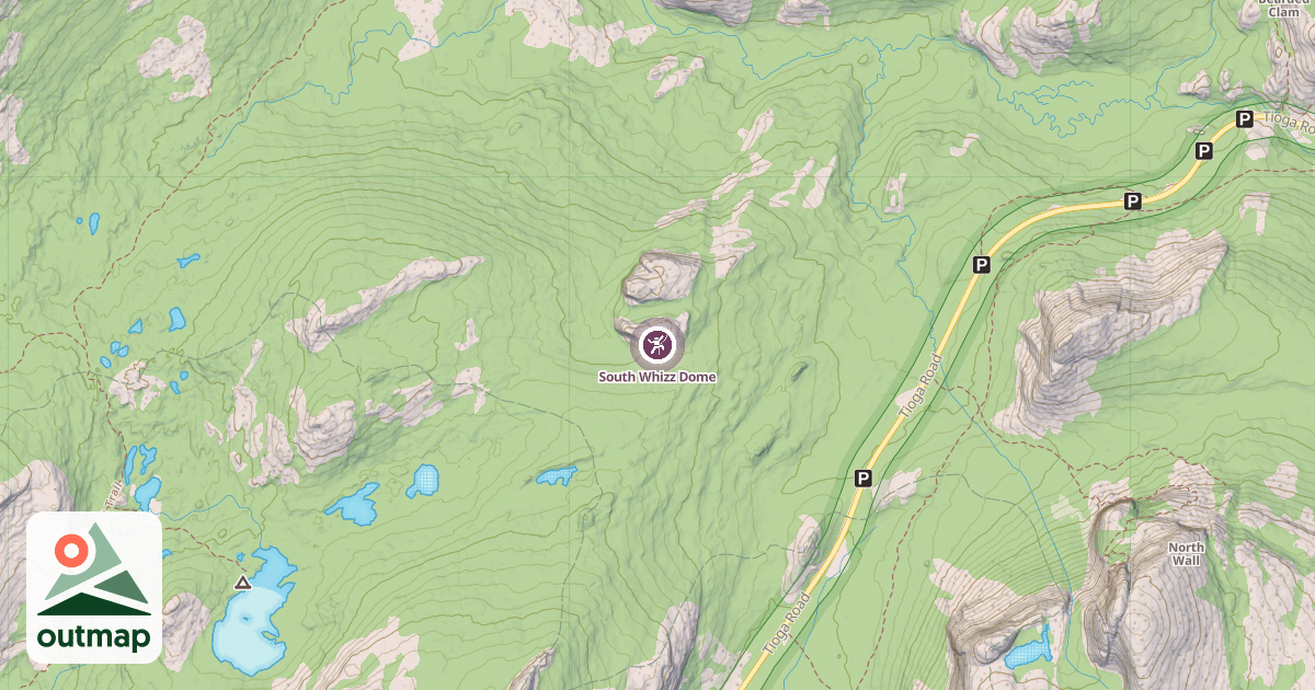 Map of South Whizz Dome
