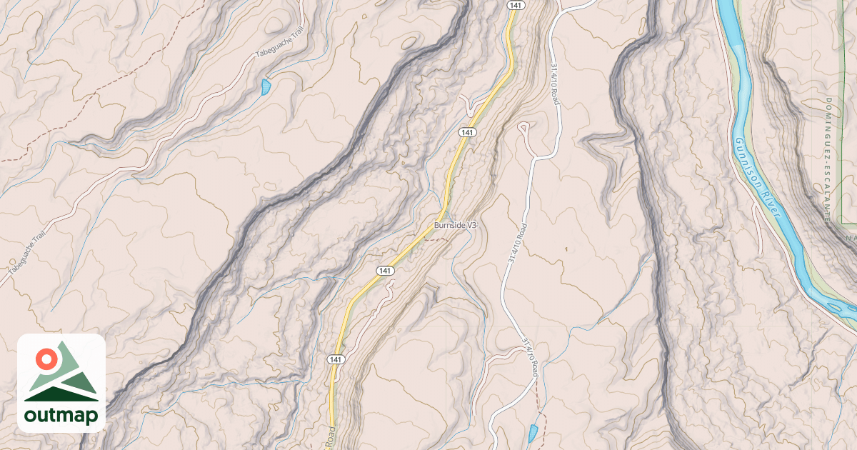 Map of Burnside