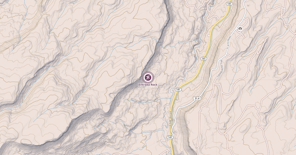 Map preview of Entrada Rock