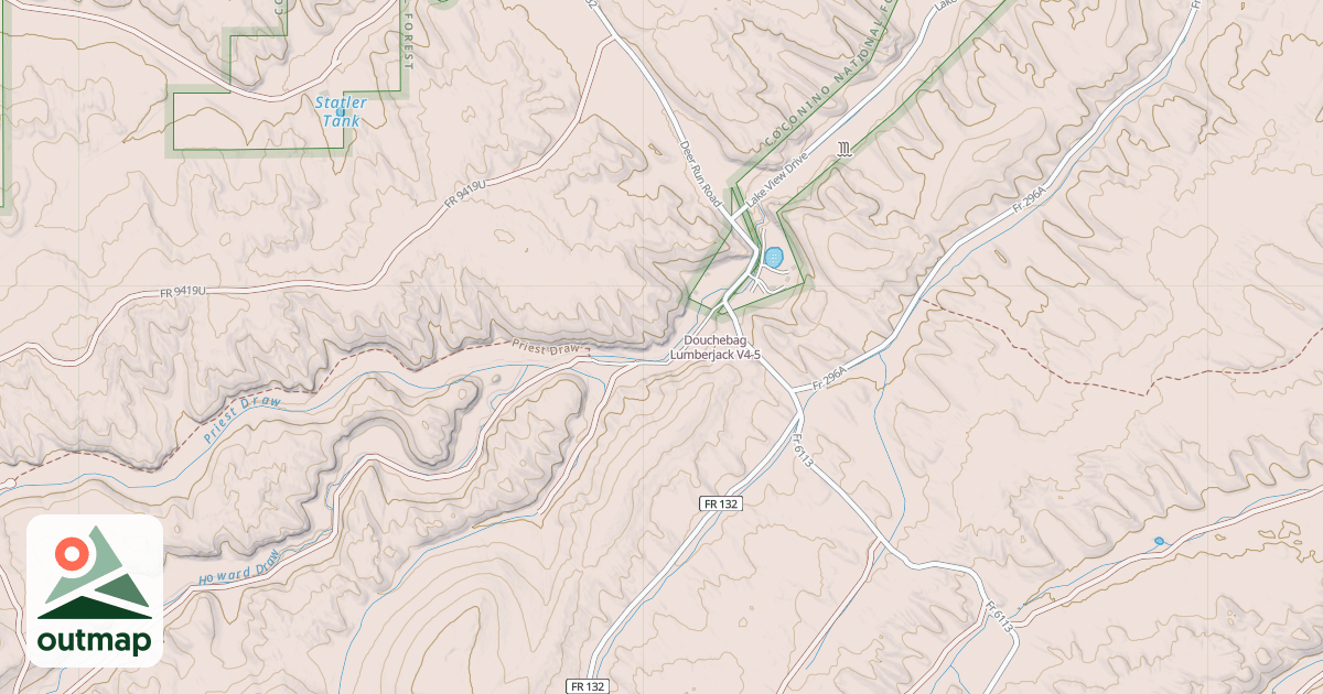 Map of Douchebag Lumberjack