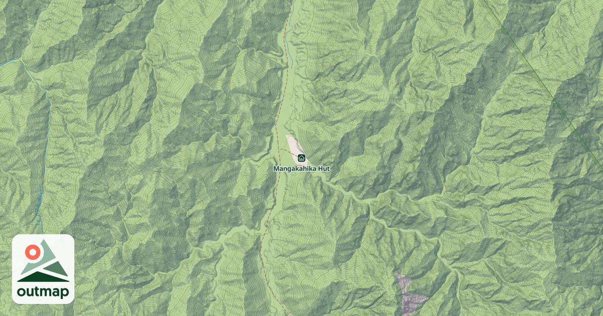 Map of Mangakahika Hut
