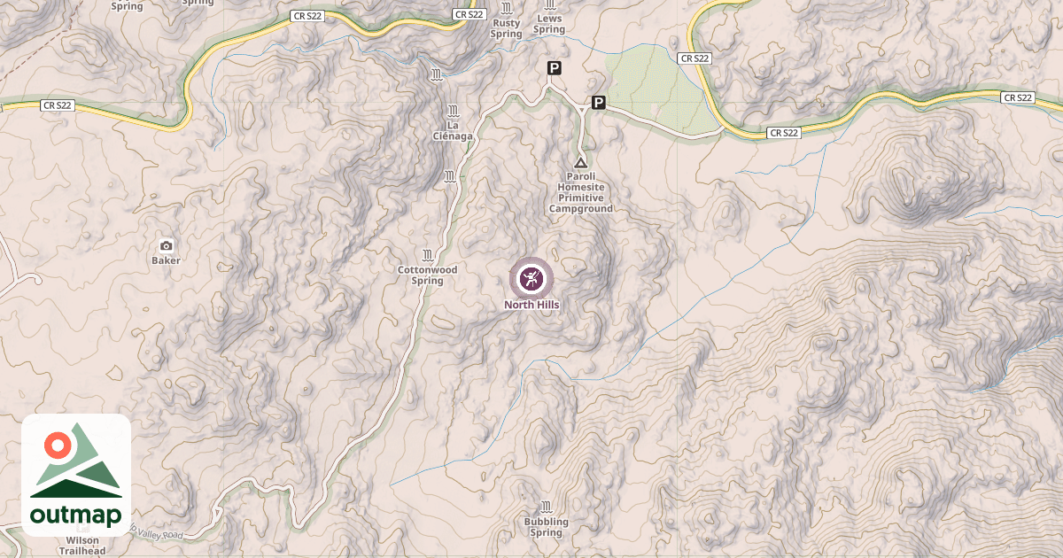 Map of North Hills