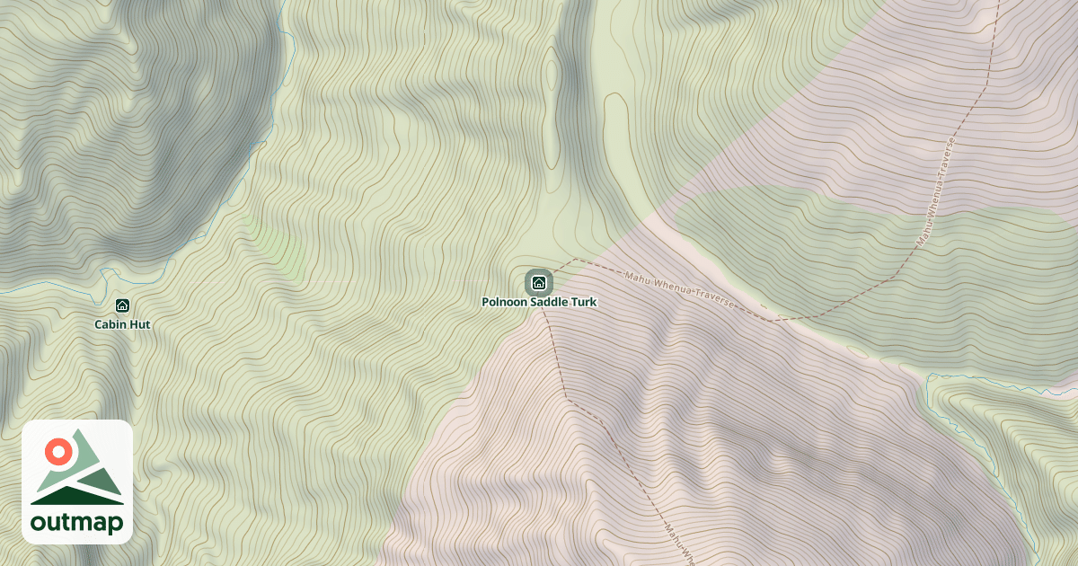 Map of Polnoon Saddle Turk