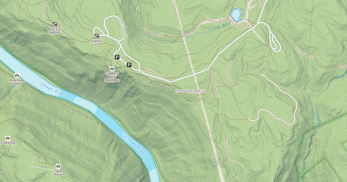 Map preview of Tombstone Arete