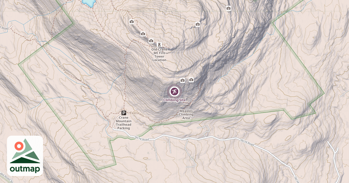 Map of Climbing Site
