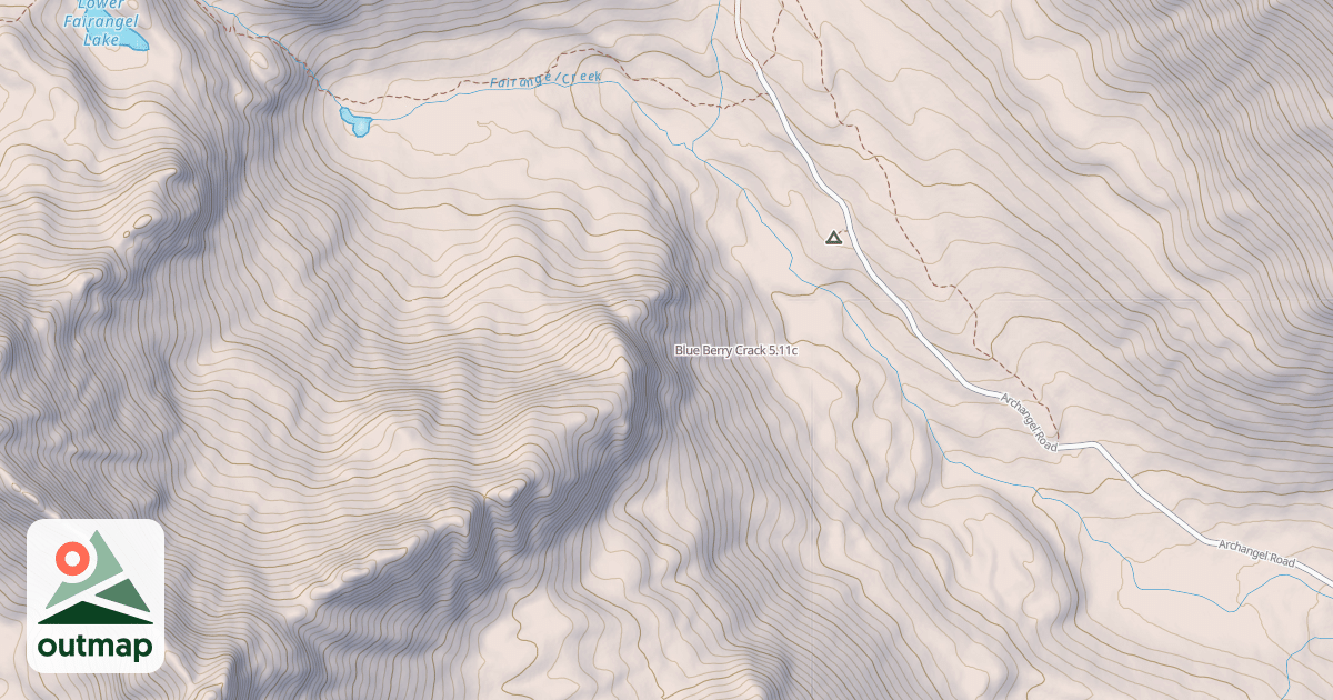 Map of Blue Berry Crack